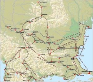 drumurile romane din Dacia