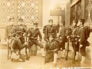 revolta boxerilor. soldatii japonezi